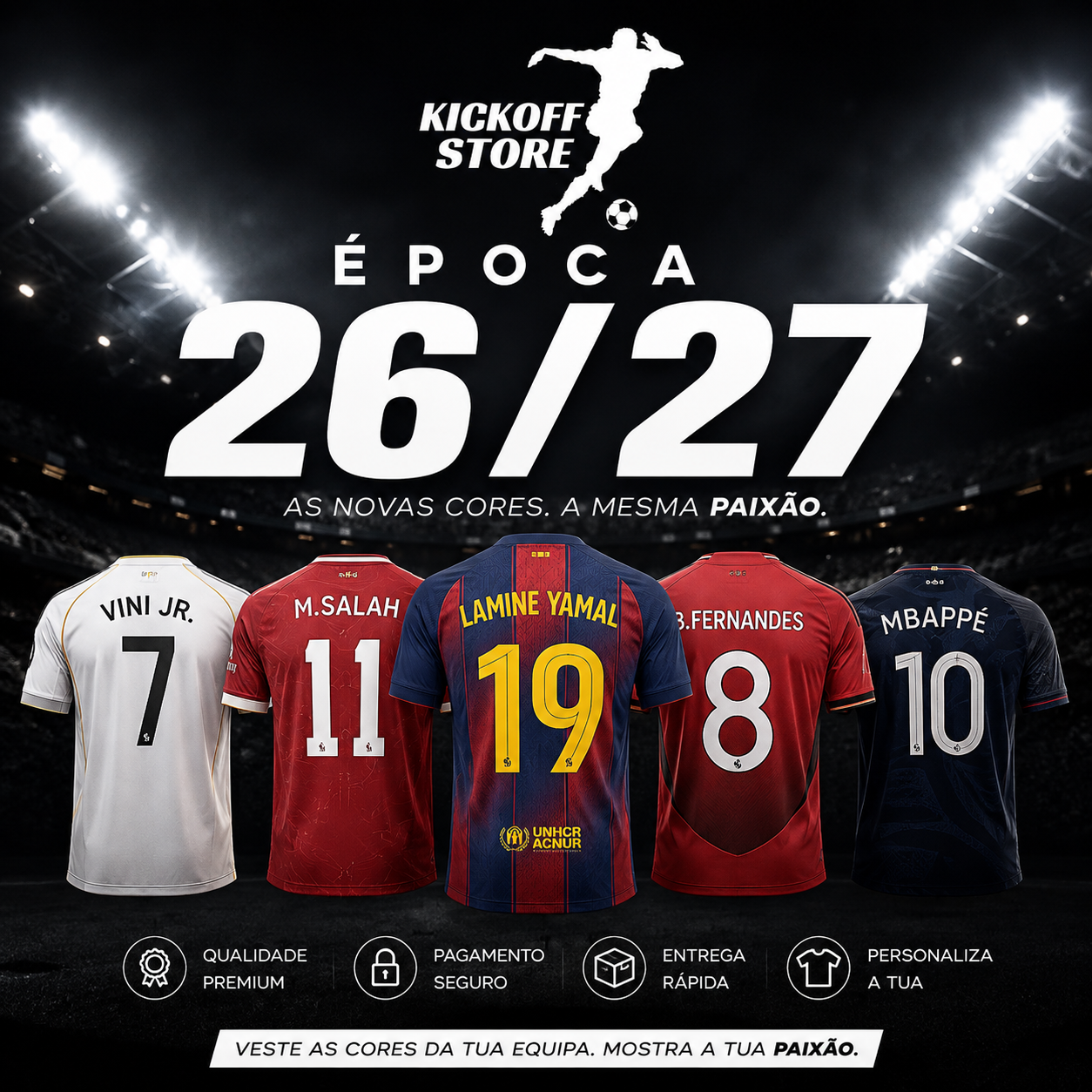 Época 2026/27 já disponível na Kickoff Store